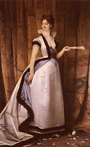 Jules Joseph Lefebvre Portrait of a Woman Wandbild