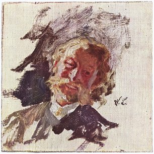 Wilhelm Leibl Portraet eines Mannes Wandbild