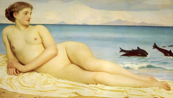 Frederic Leighton Actaea die Meernymphe Wandbild