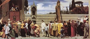 Frederic Leighton Cimabues Madonna Wandbild