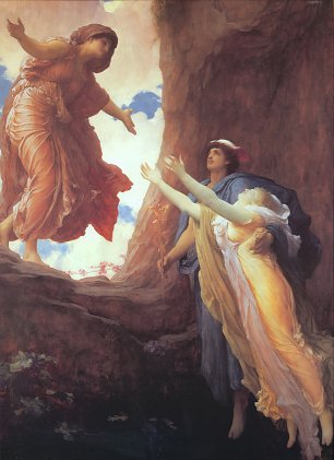 Frederic Leighton Die Rueckkehr der Persephone Wandbild