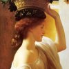 Frederic-Leighton-Ein-Maedchen-mit-Fruechtekorb