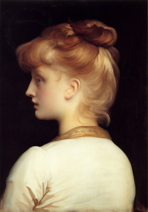 Frederic Leighton Ein Maedchen Wandbild