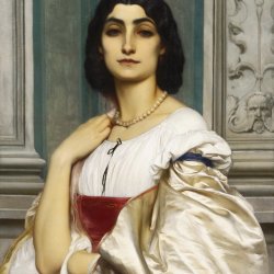 Frederic-Leighton-Eine-roemische-Dame