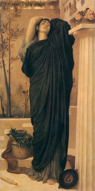 Frederic Leighton Electra at the Tomb of Agamemnon Wandbild