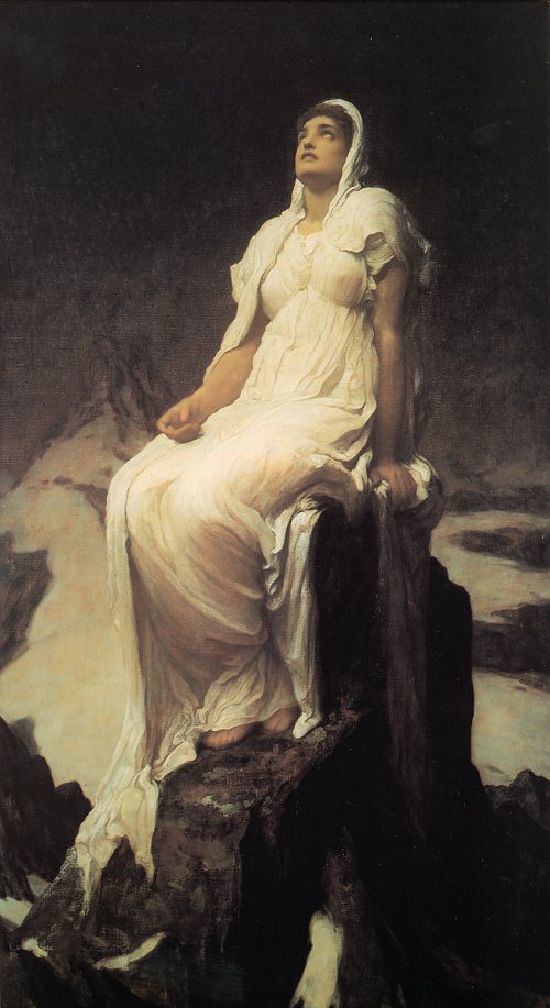 Frederic Leighton Geist des Gipfels Wandbild