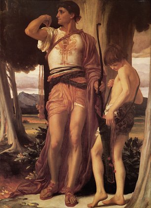 Frederic Leighton Jonathan's Token to David Wandbild