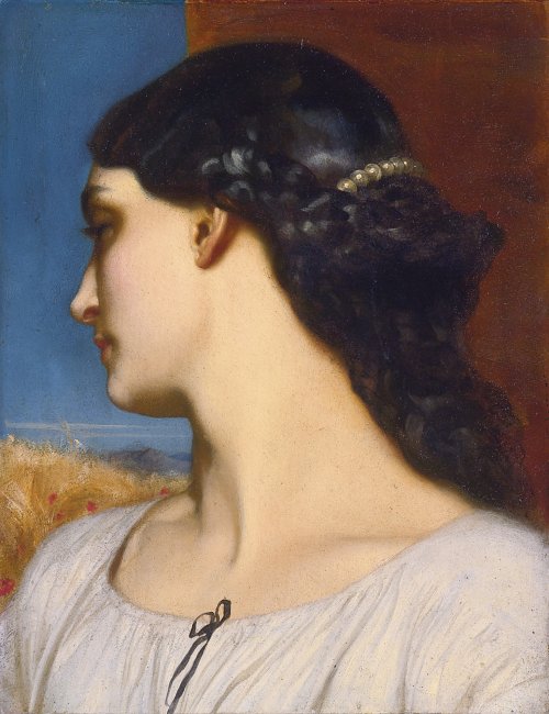 Frederic Leighton La nanna Wandbild