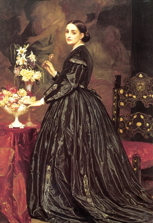 Frederic Leighton Mrs. Ellinor Guthrie Wandbild