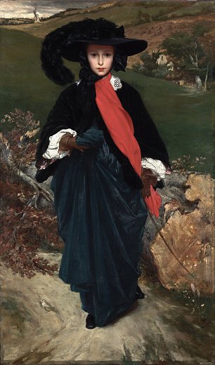 Frederic Leighton Portrait von May Sartoris Wandbild