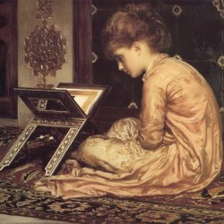 Frederic-Leighton-Study-at-a-reading-desk