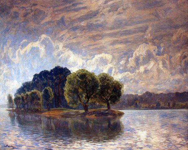 Walter Leistikow Liebesinsel Wandbild