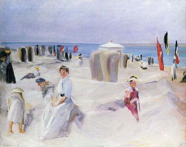Max Liebermann Am Strand von Nordvijk