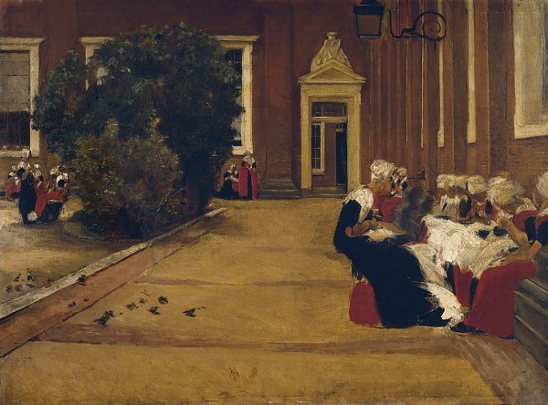 Max Liebermann Amsterdamer Waisenmaedchen Wandbild