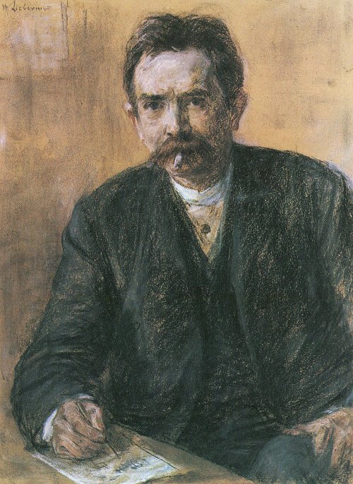 Max Liebermann Bildnis des Dichters Eduard Grisebach Wandbild