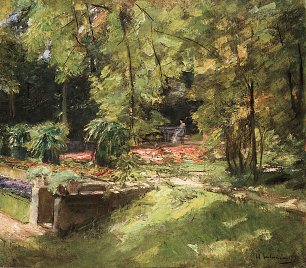 Max Liebermann Garten Wandbild