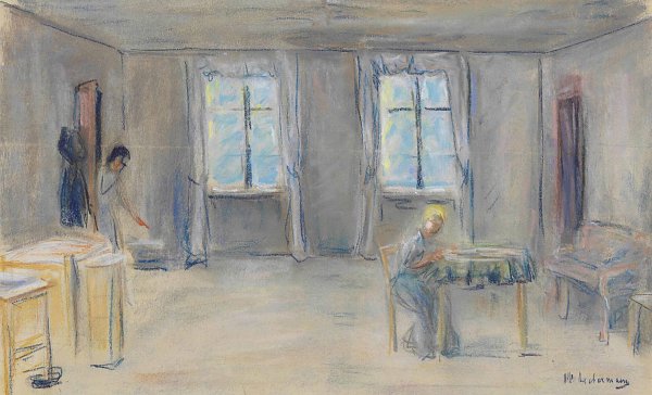 Max Liebermann Gastzimmer Wandbild