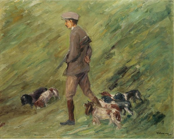 Max Liebermann Jaeger in den Duenen Wandbild