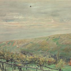 Max-Liebermann-Landschaft-mit-fliegendem-Vogel