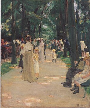 Max Liebermann Papageienallee Wandbild