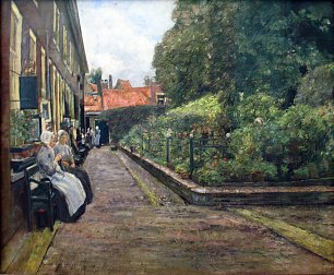 Max Liebermann Stevenstift in Leiden Wandbild