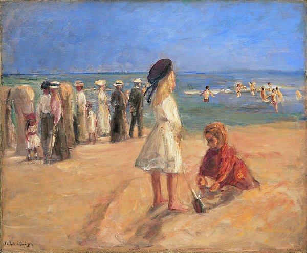 Max Liebermann Strandleben Wandbild