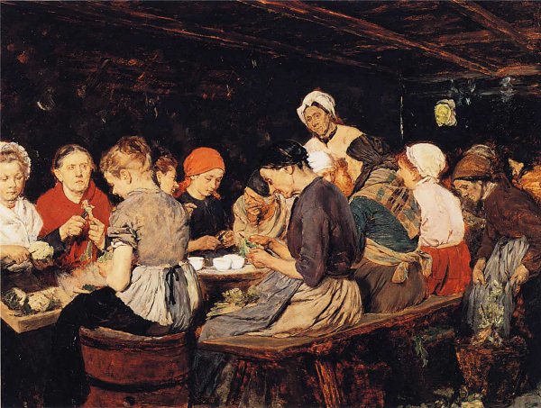 Max Liebermann The Preserve Makers Wandbild