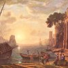 Claude-Lorrain-Hafen-beim-Sonnenuntergang