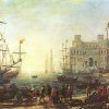 Claude-Lorrain-Hafen-mit-der-Villa-Medici