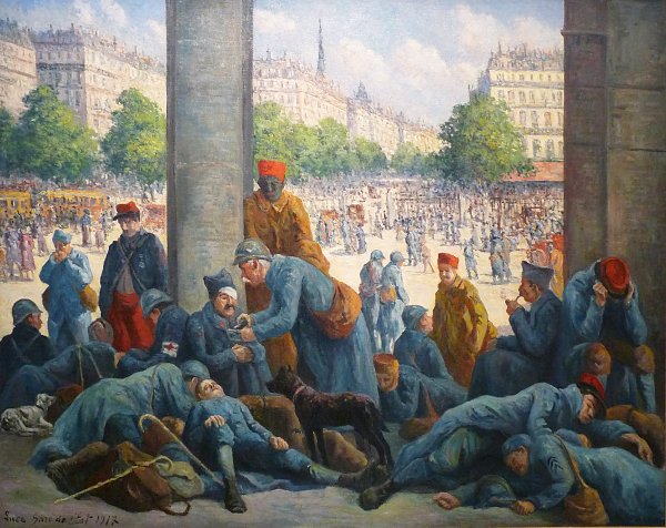 Maximilien Luce La Gare de l'Est 1917 Wandbild