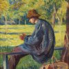 Maximilien-Luce-Ludovic-Rodo-Pissarr-dans-le-Jardin-de-son-pere-a-Eragny