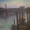 Maximilien-Luce-Port-of-London-Night