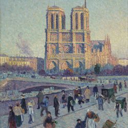 Maximilien-Luce-The-Quai-Saint-Michel-and-Notre-Dame