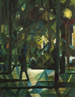 August Macke Abend Wandbild