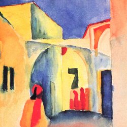 August-Macke-Blick-in-eine-Gasse