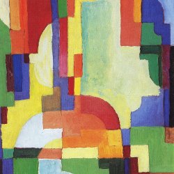 August-Macke-Farbige-Formen