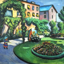 August-Macke-Gartenbild