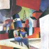 August-Macke-Hafenbild-mit-Kindern-auf-der-Mauer-Duisburger-Hafen