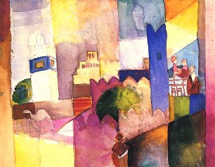 August Macke Kairouan 3 Wandbild