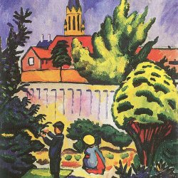 August-Macke-Kinder-im-Garten