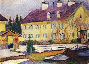 August Macke Krankenhaus in Tegernsee Wandbild