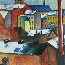 August-Macke-Marienkirche-im-Schnee