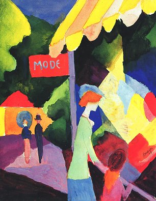 August Macke Modefenster Wandbild