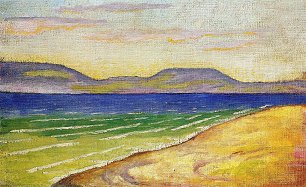 August Macke Morgenstimmung am Tegernsee Wandbild