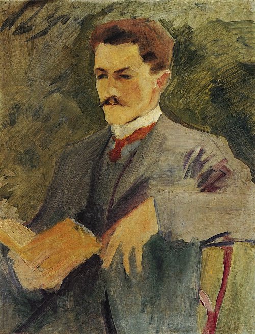 August Macke Portraitstudie Erich Reinau 1 Wandbild