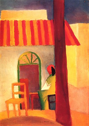 August Macke Tuerkisches Cafe Wandbild