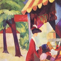 August-Macke-Vor-dem-Hutladen