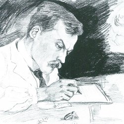 August-Macke-Bildnis-Dr-Ludwig-Deubner-schreibend