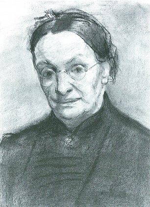 August Macke Portrait Frau Katharina Koehler Wandbild
