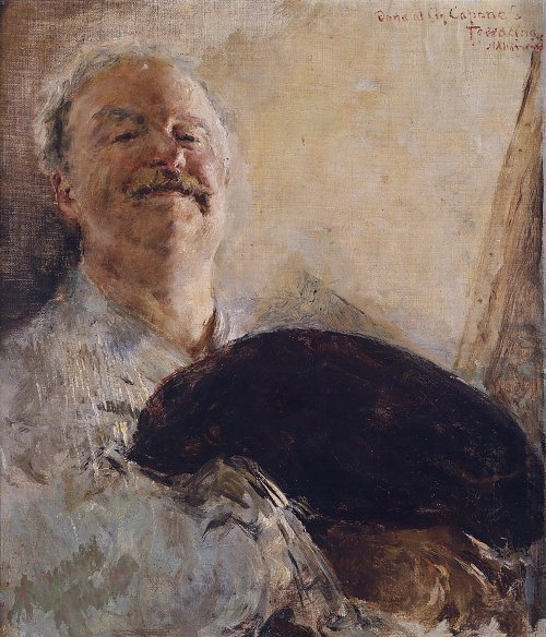 Antonio Mancini Self portrait Wandbild